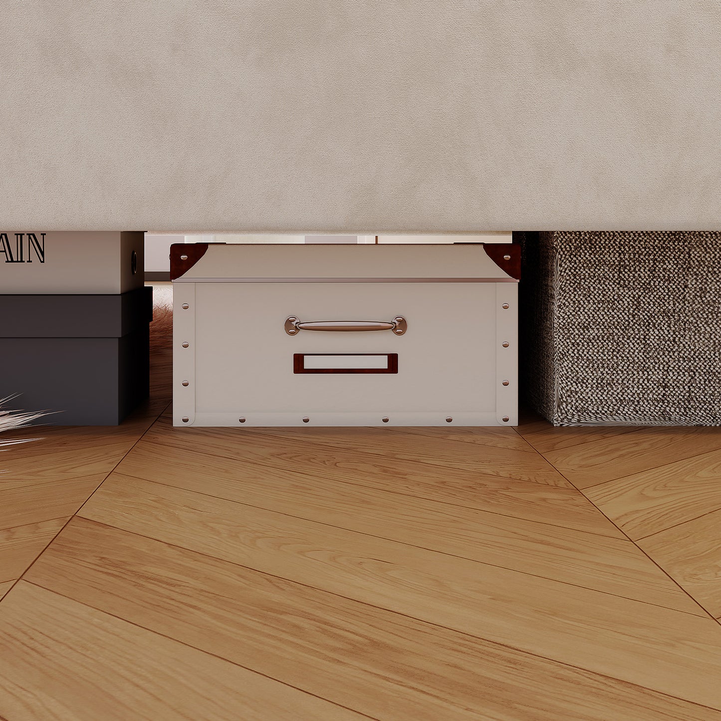 BUB025 LED Storage Bed Pink