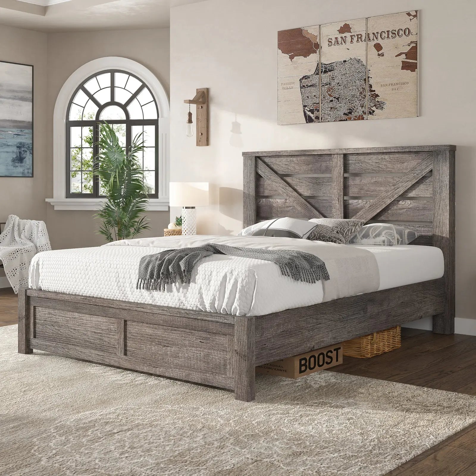 Queen Size Wood Bed Frame Acacia Emery Solid Wood Platform Bed Frame Queen Size Wood Bed Frame Acacia Emery Solid Wood Platform Bed Frame