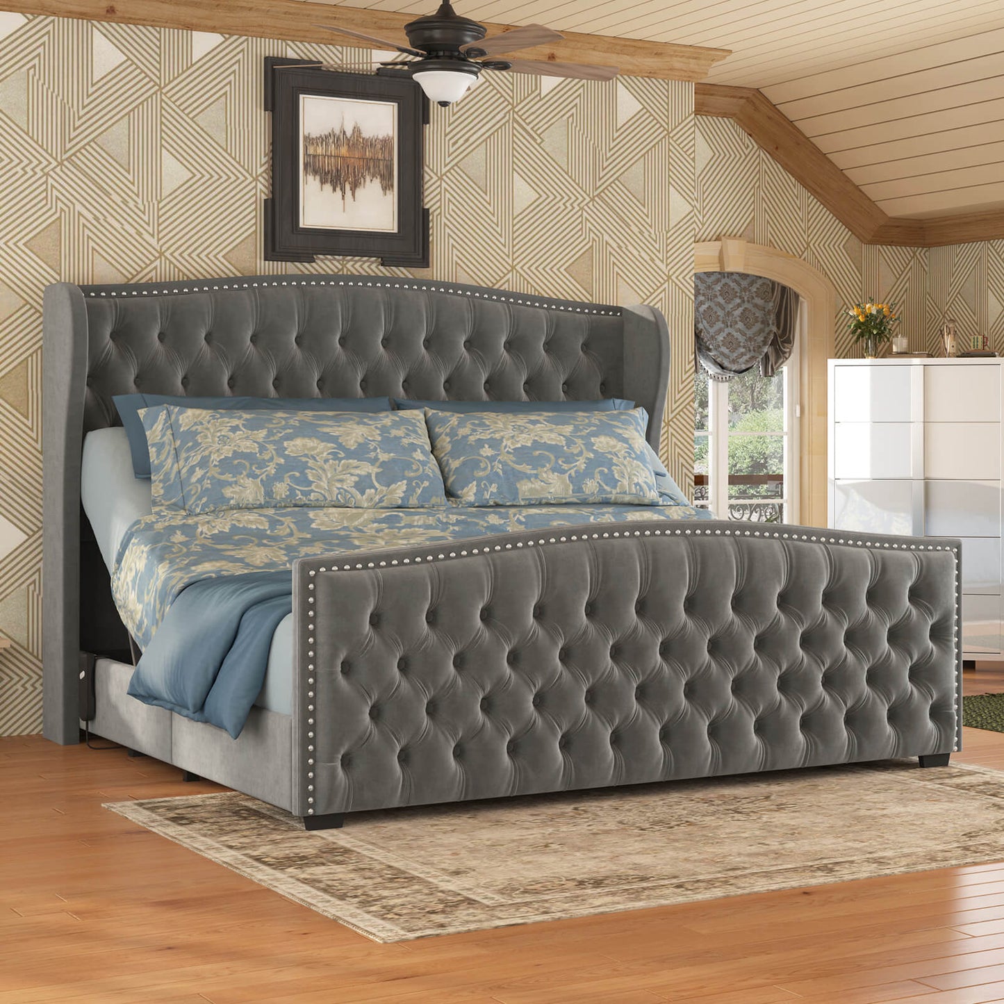 Astoria 51"H Adjustable Bed Frame