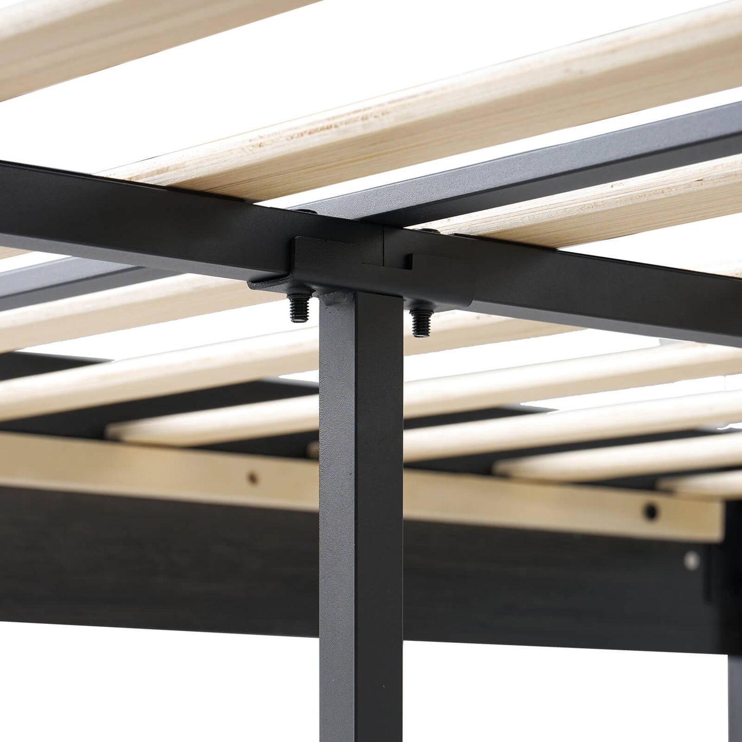 Tennyson Storage Wooden Bed Frame-King(Black)