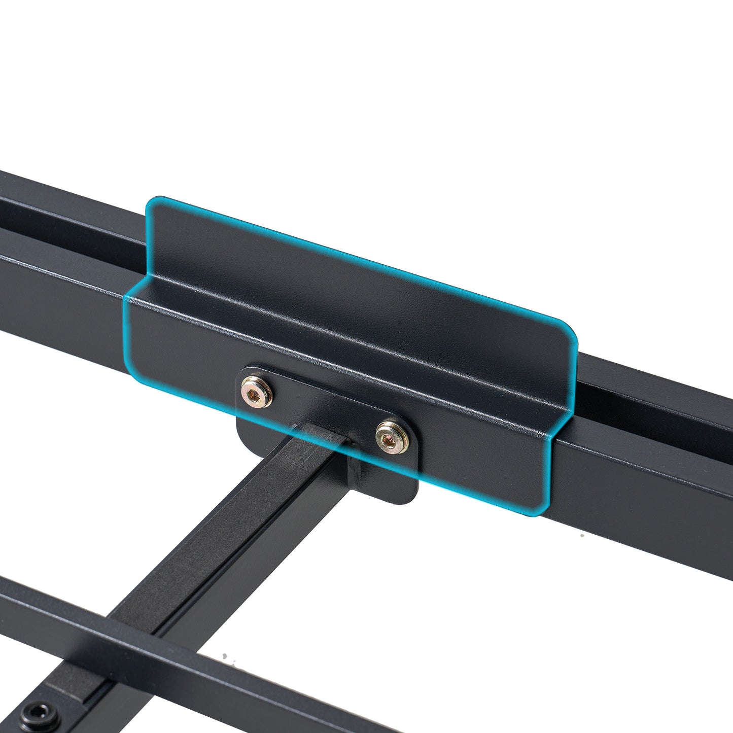 Porter Hydraulic Storage Bed Frame - Queen / Dark Oak