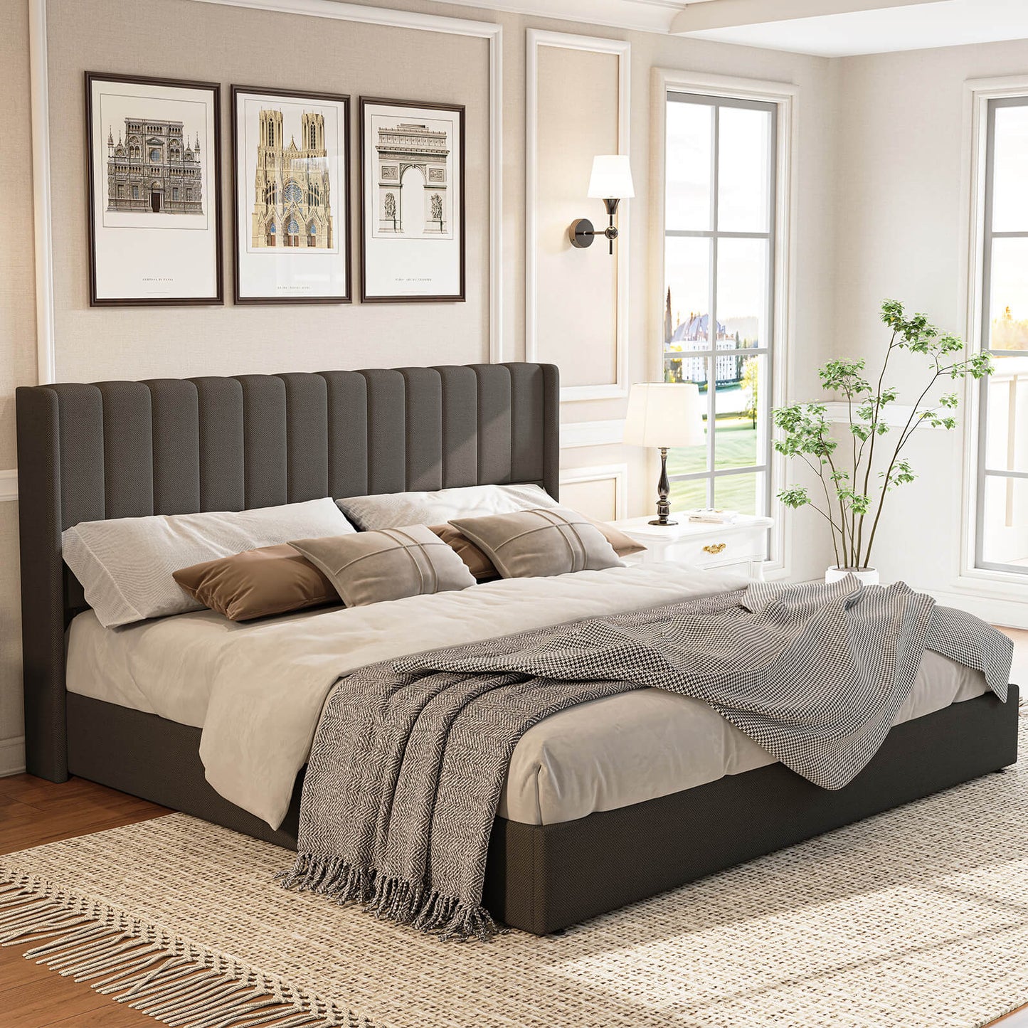 Brinley Lift Up Storage Bed Frame