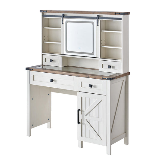 Bourton 42 Makeup Vanity - White