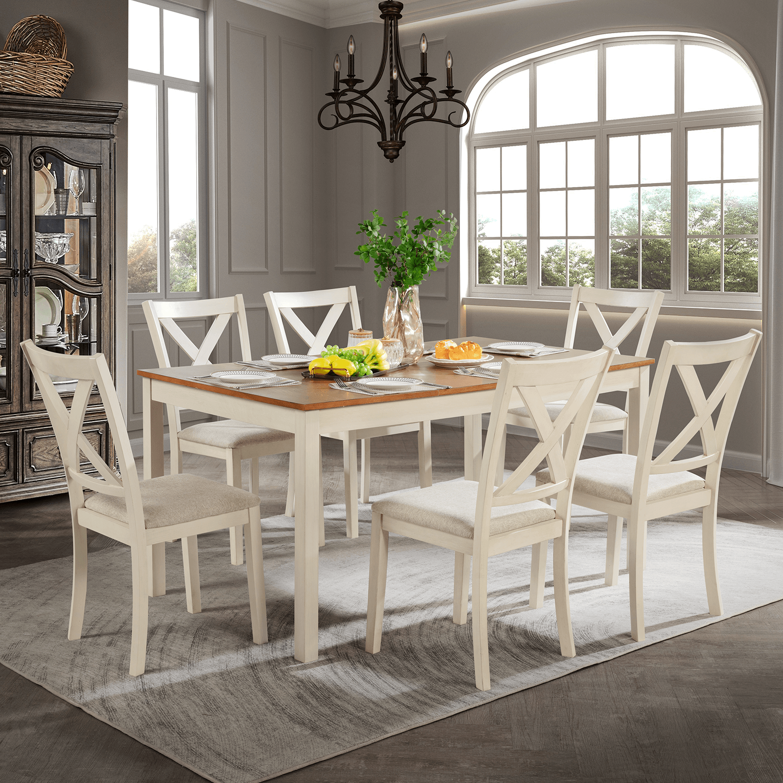 Willow 7-Piece Dining Table Set1