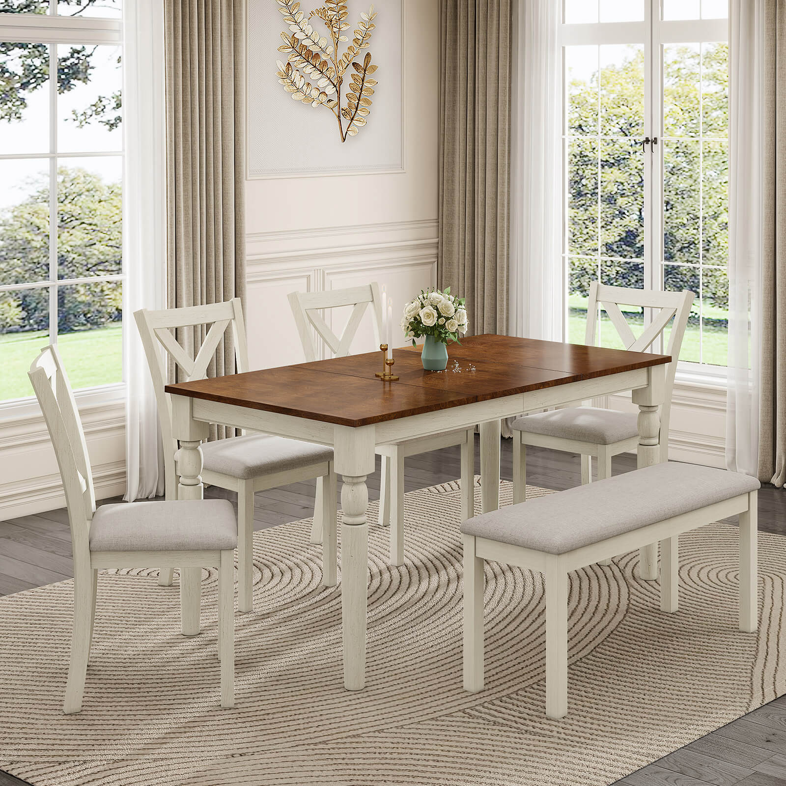 Spur 6-Piece Dining Table Set - Main Image