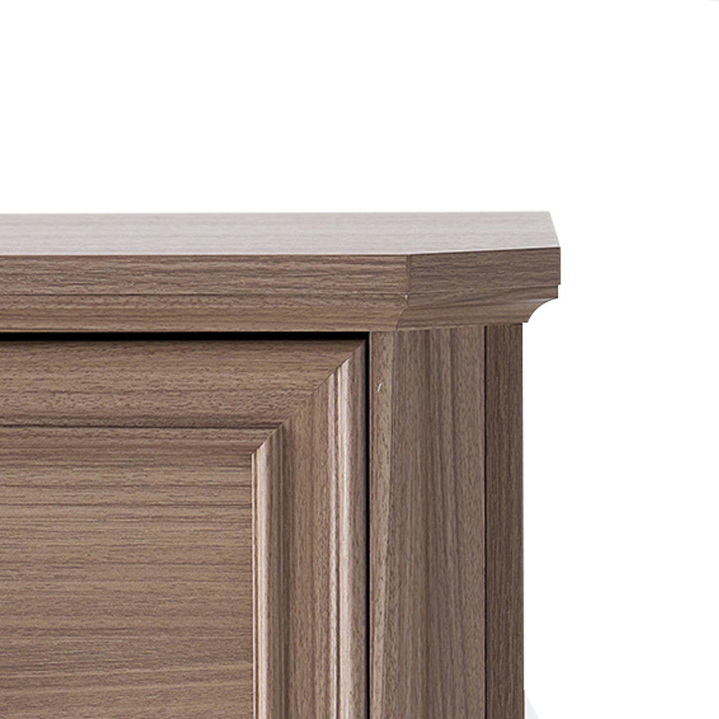 Somer 7-Drawers Dresser Bevel Shape - Grey Walnut