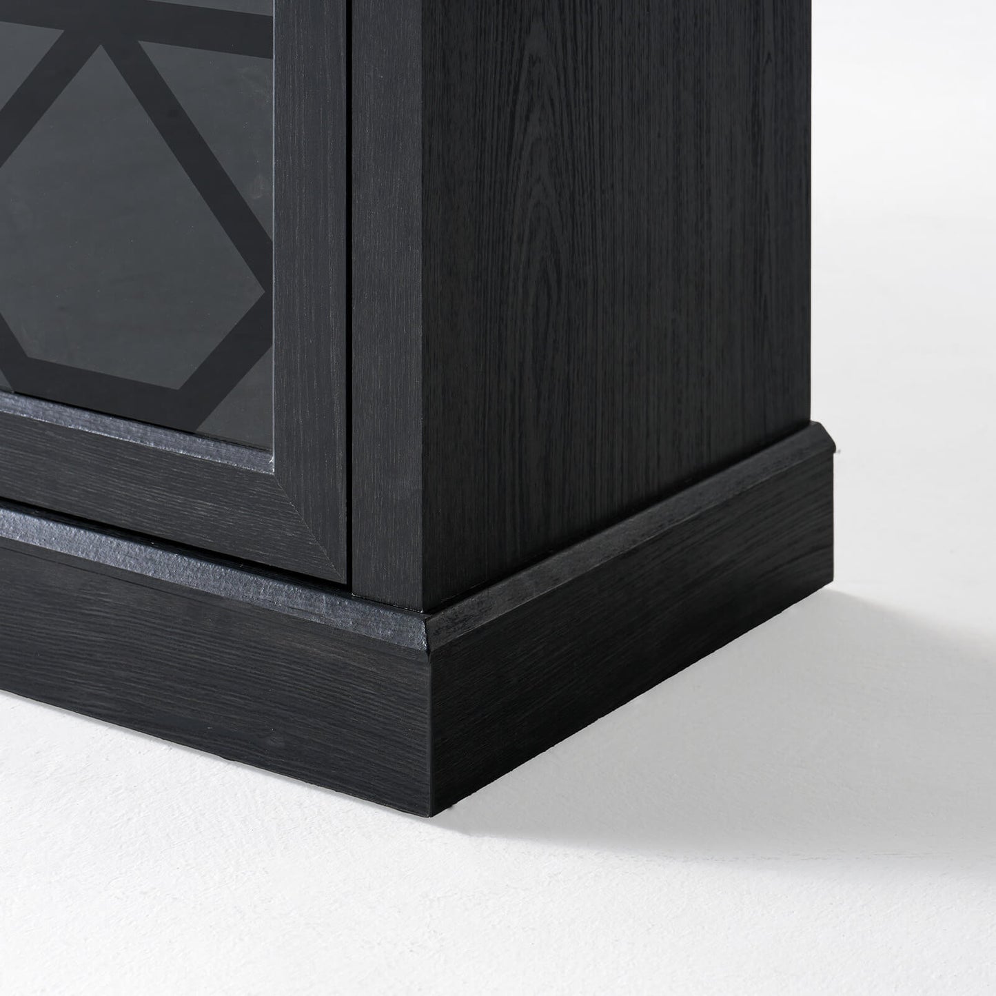 Liviana 70" Fireplace TV Stand - Espresso & Drak Grey