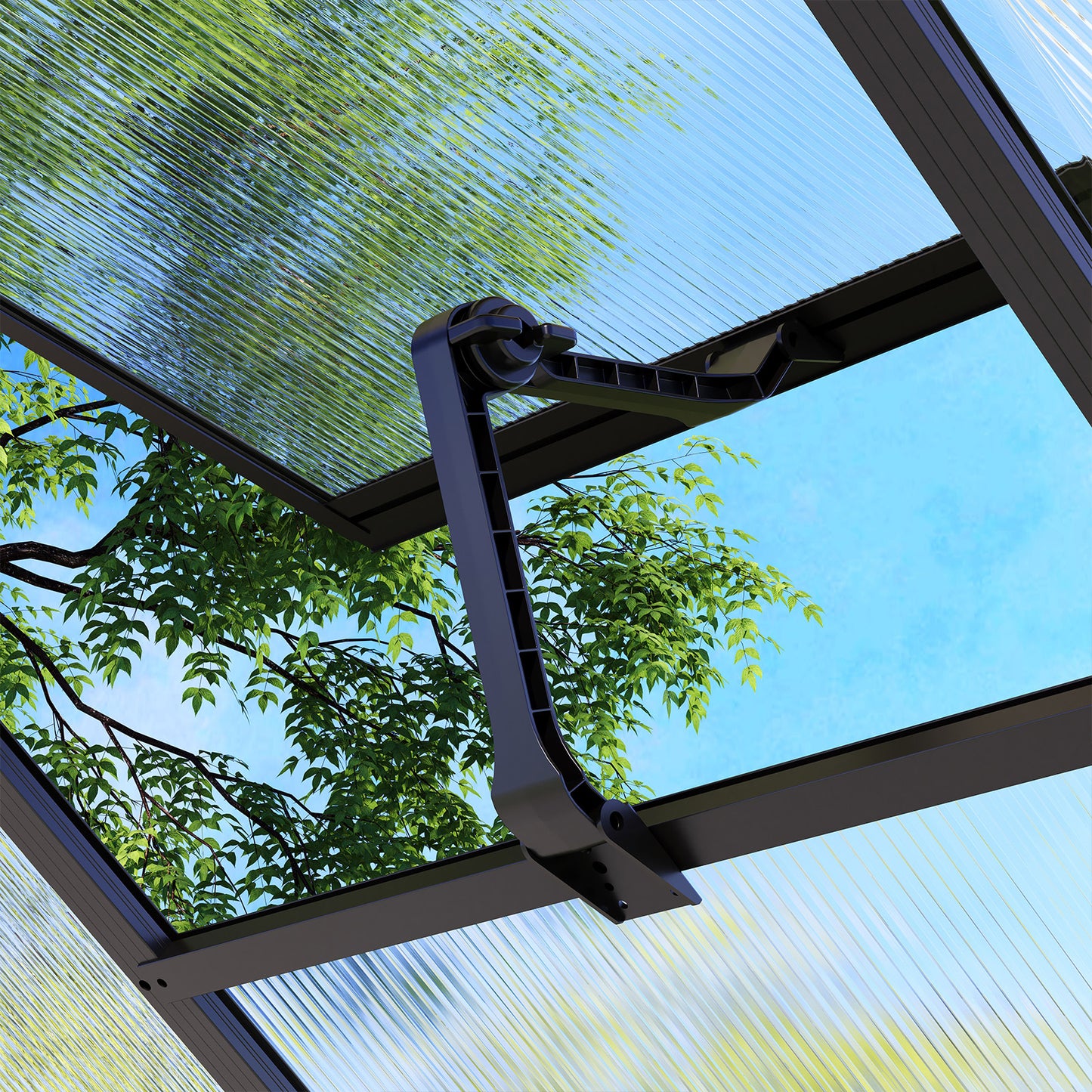 Verda Polycarbonate Greenhouse - 7.7x11.4x7.0 FT