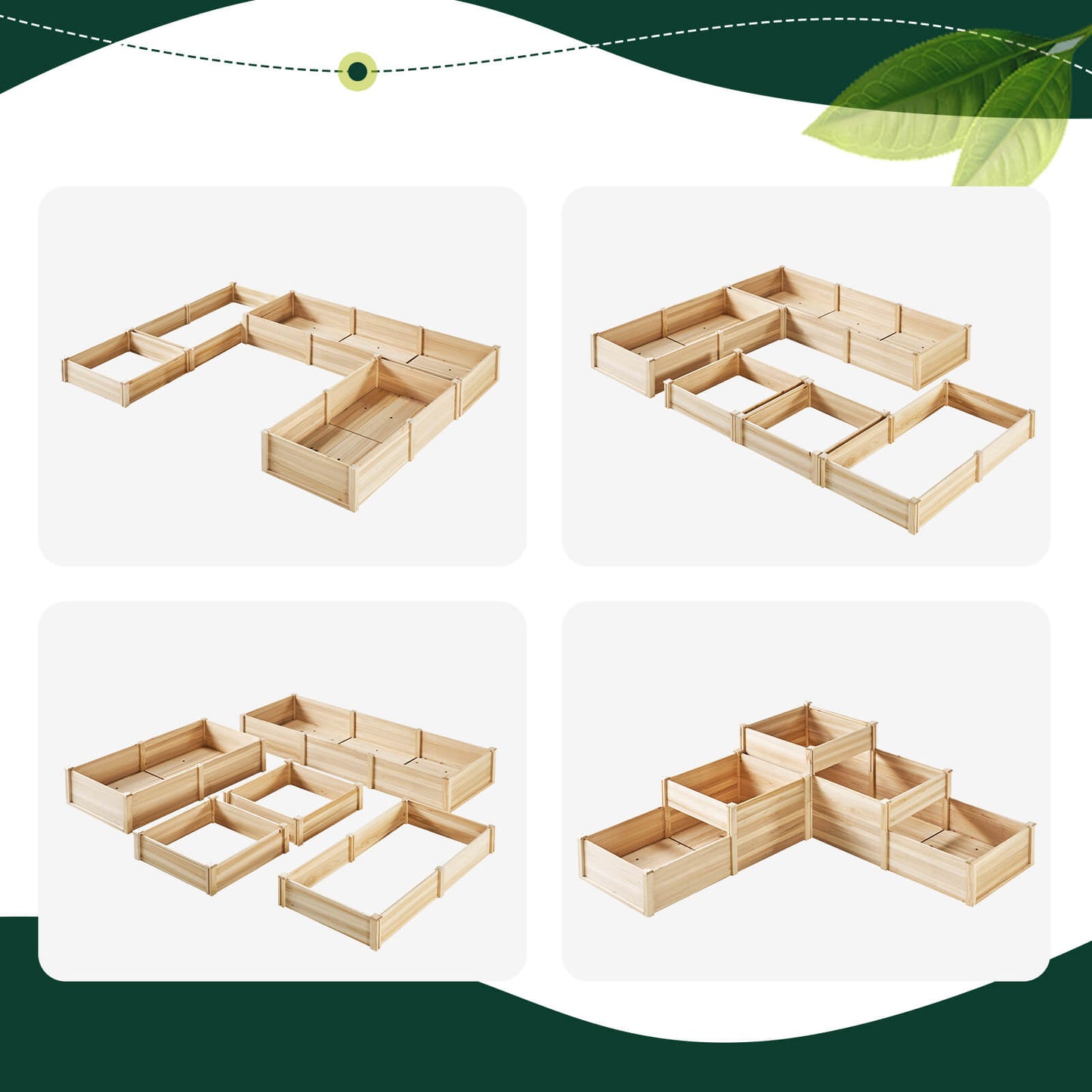 Camellia 3-Tier Raised Bed