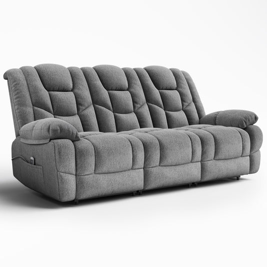 Grove 80" Manual Reclining Sofa - Grey
