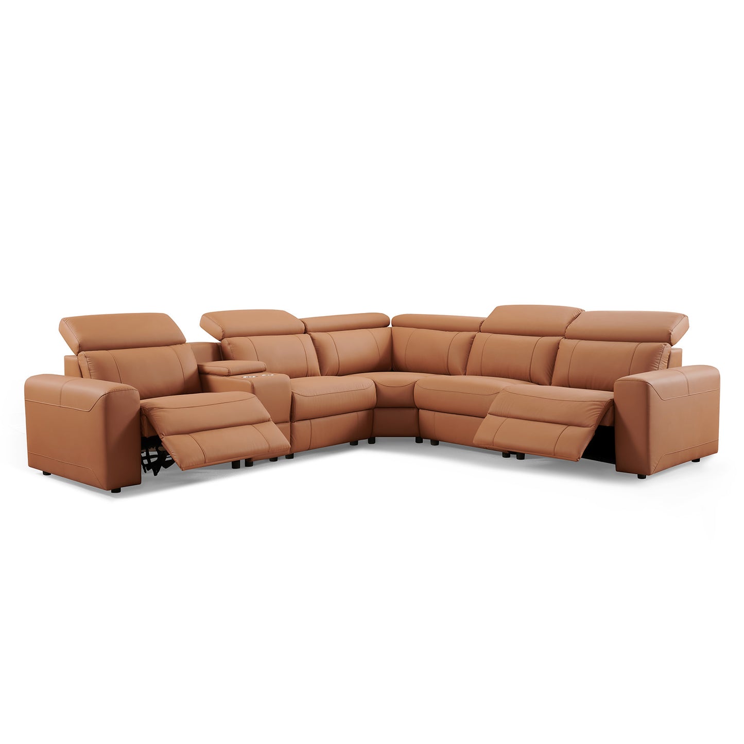 Aurelia Cat Proof Electric Reclining Sofa -?Brown