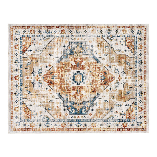 Vintage Medallion Low Pile Rug