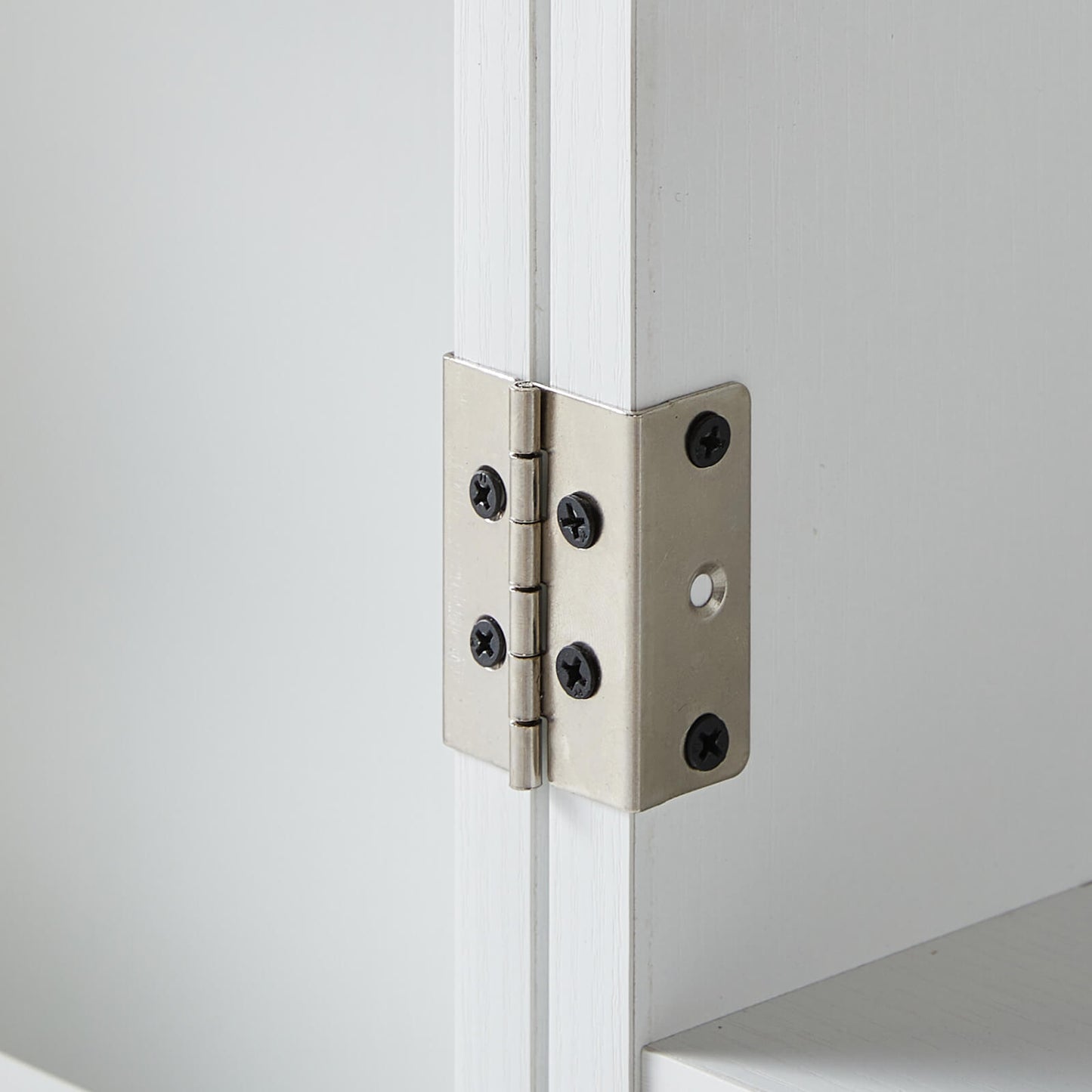 Haven 61" Foldable Wine Cabinet - White & Barnwood