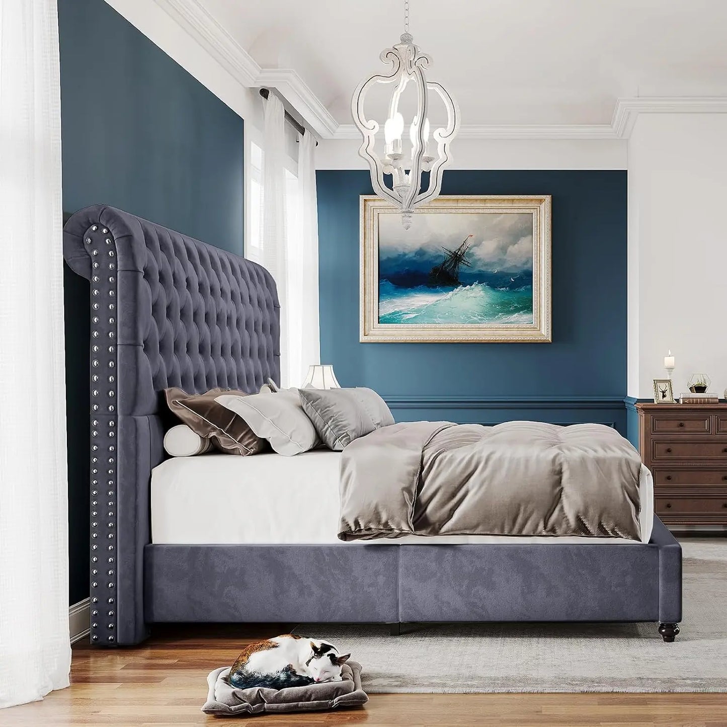 Allegra King Bed Frame - Amerlife