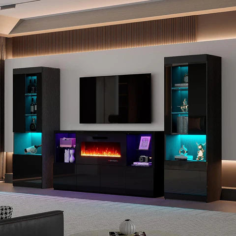 Amerilife Fireplace TV Stand