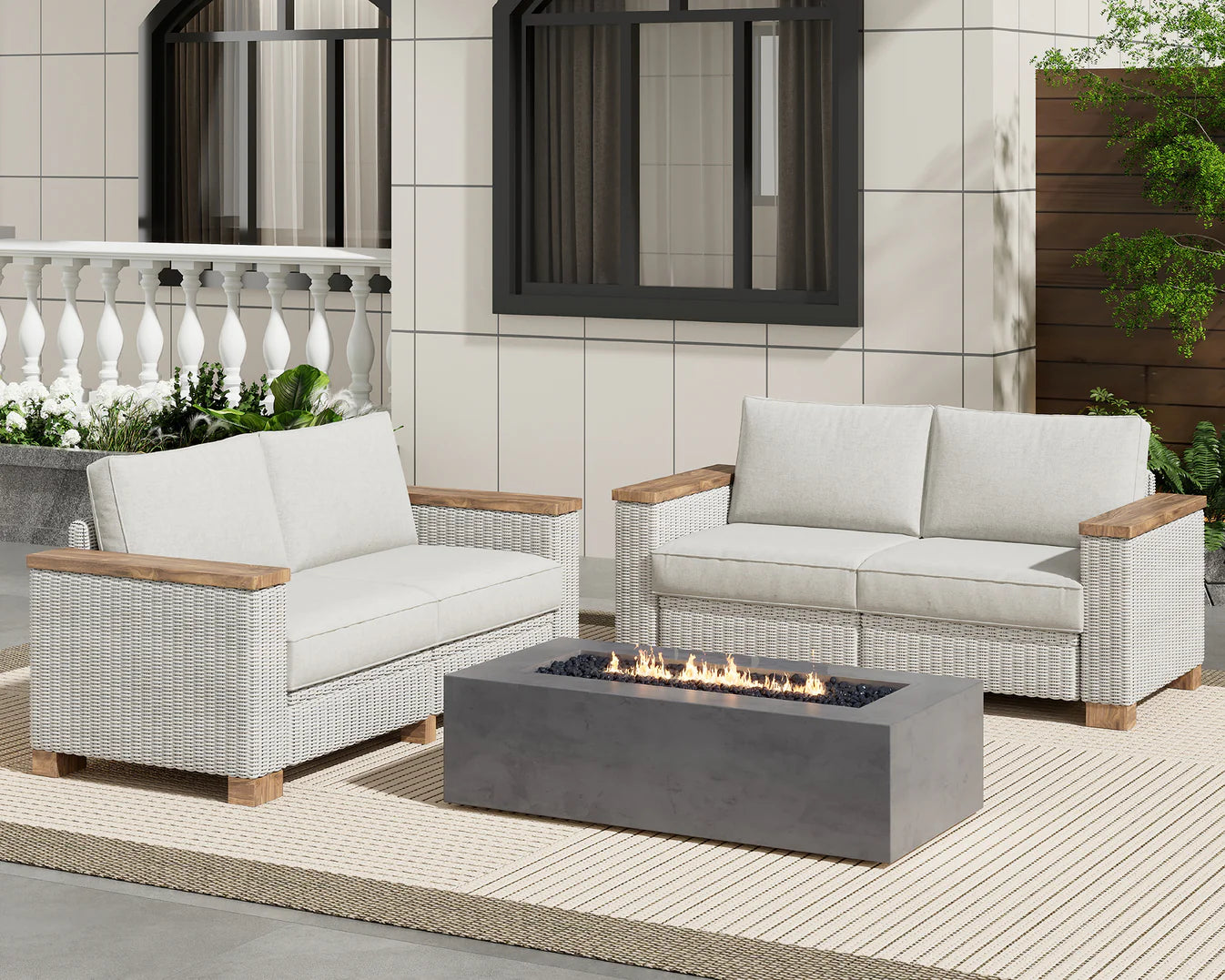 Outdoor Patio Conversation set amerlife