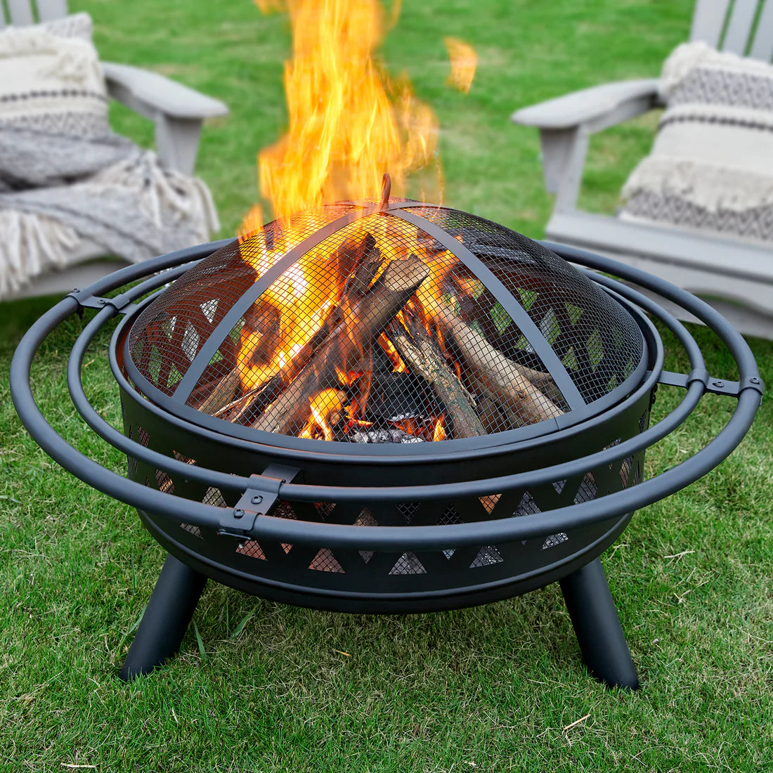 Wood Burning Fire Pit amerlife