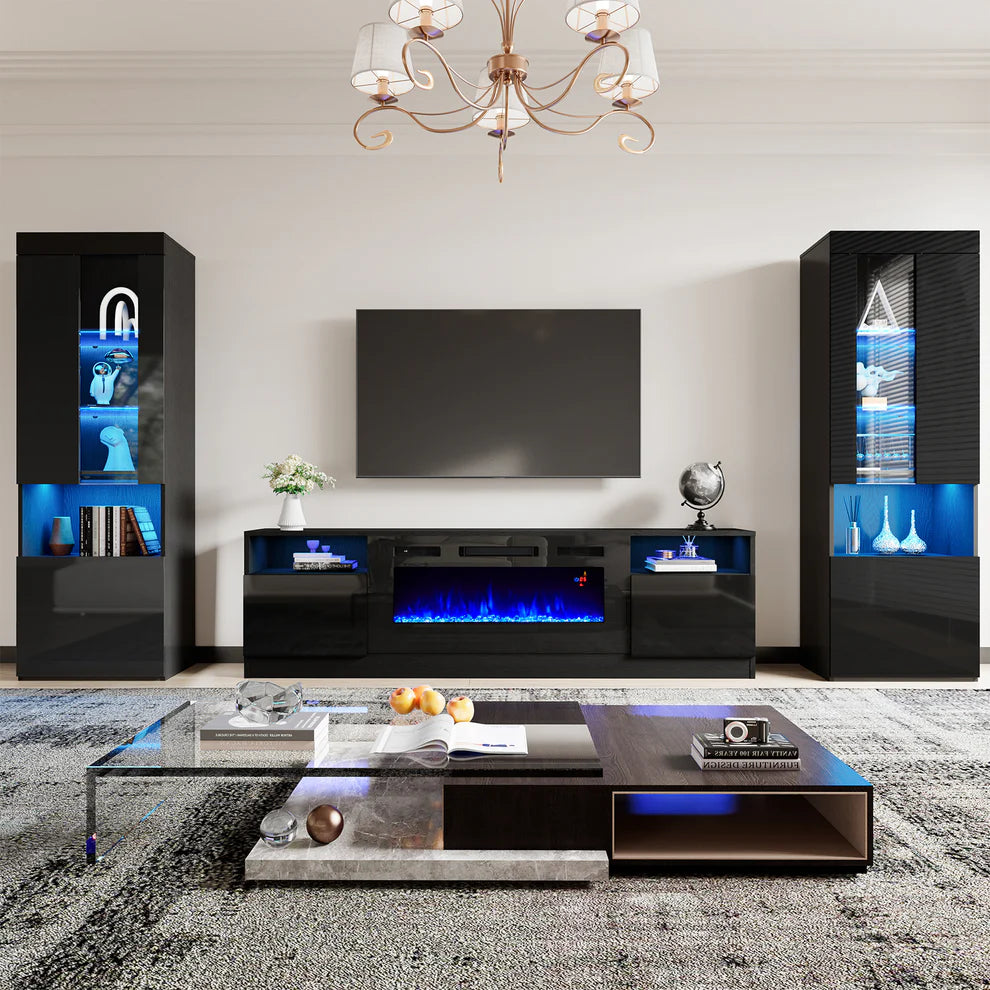 Amerlife Modern Fireplace TV Stands