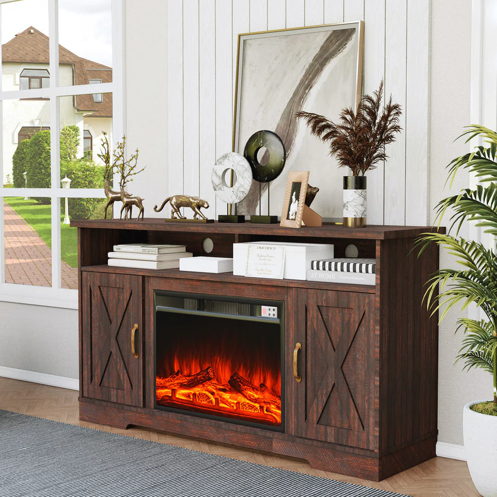 Amerlife Small Fireplace TV Stands