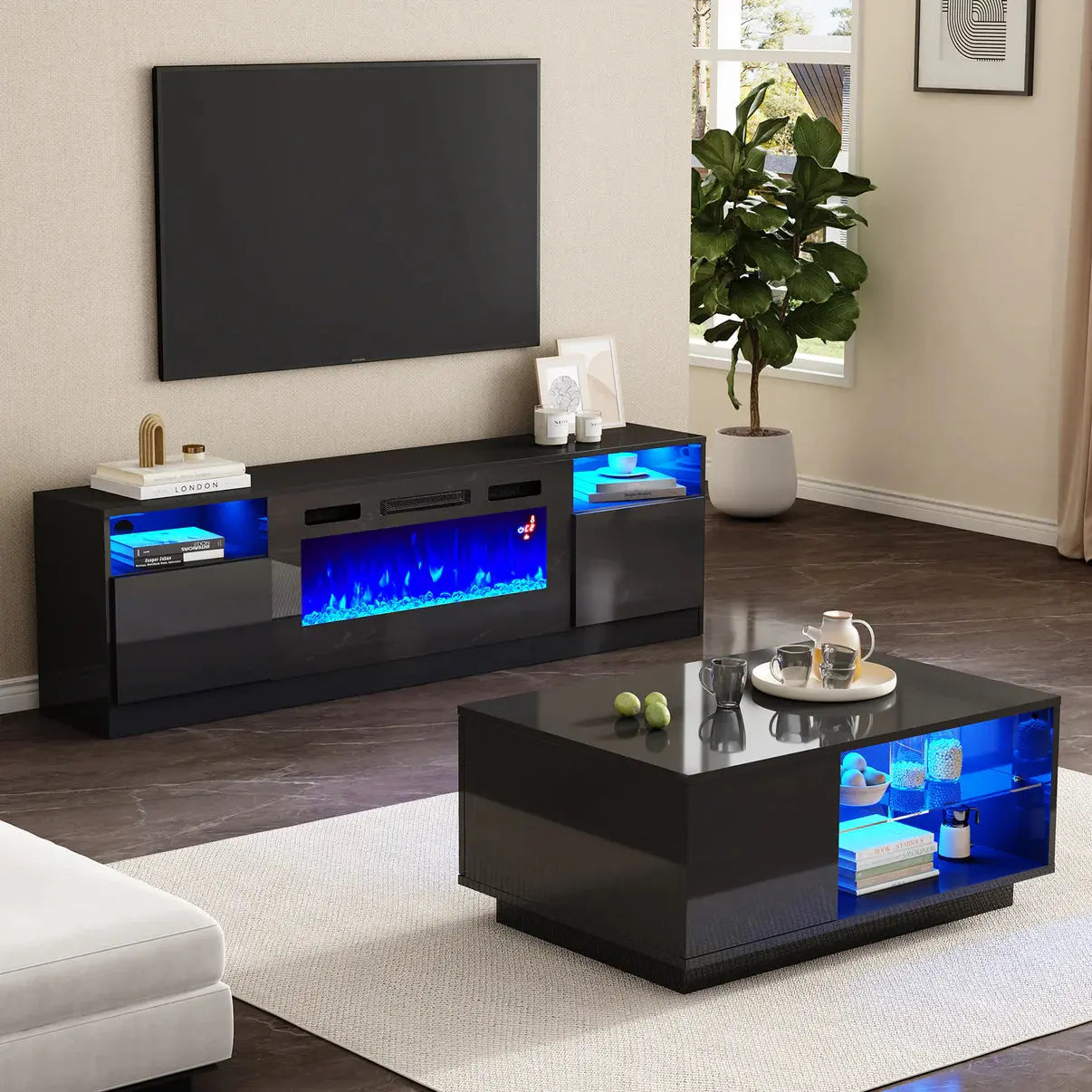 Coffee Table Sets with Storage amerlife