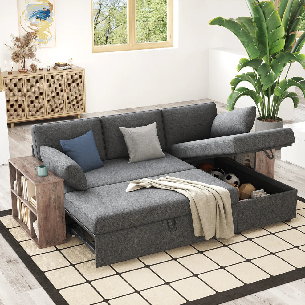 Amerlife Tufted Sleeper Sofa