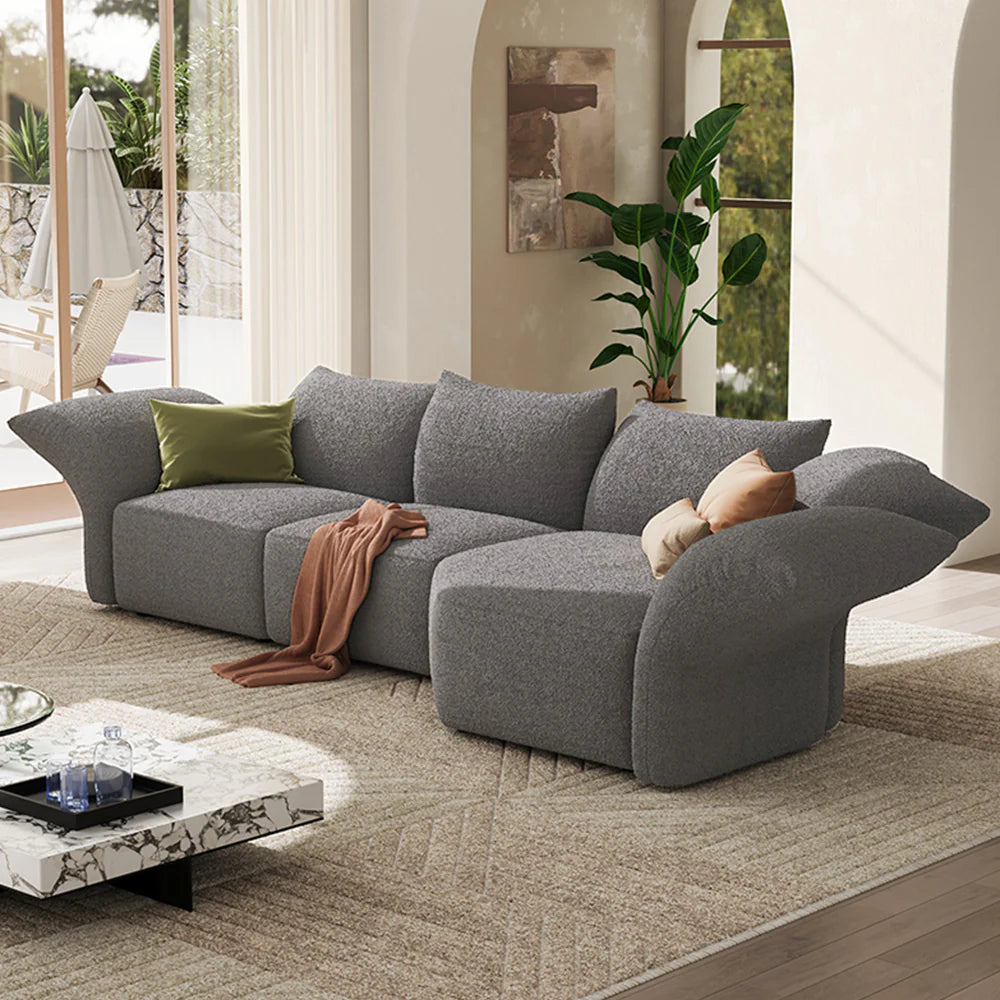 Curved Sectional Sofa amerlife