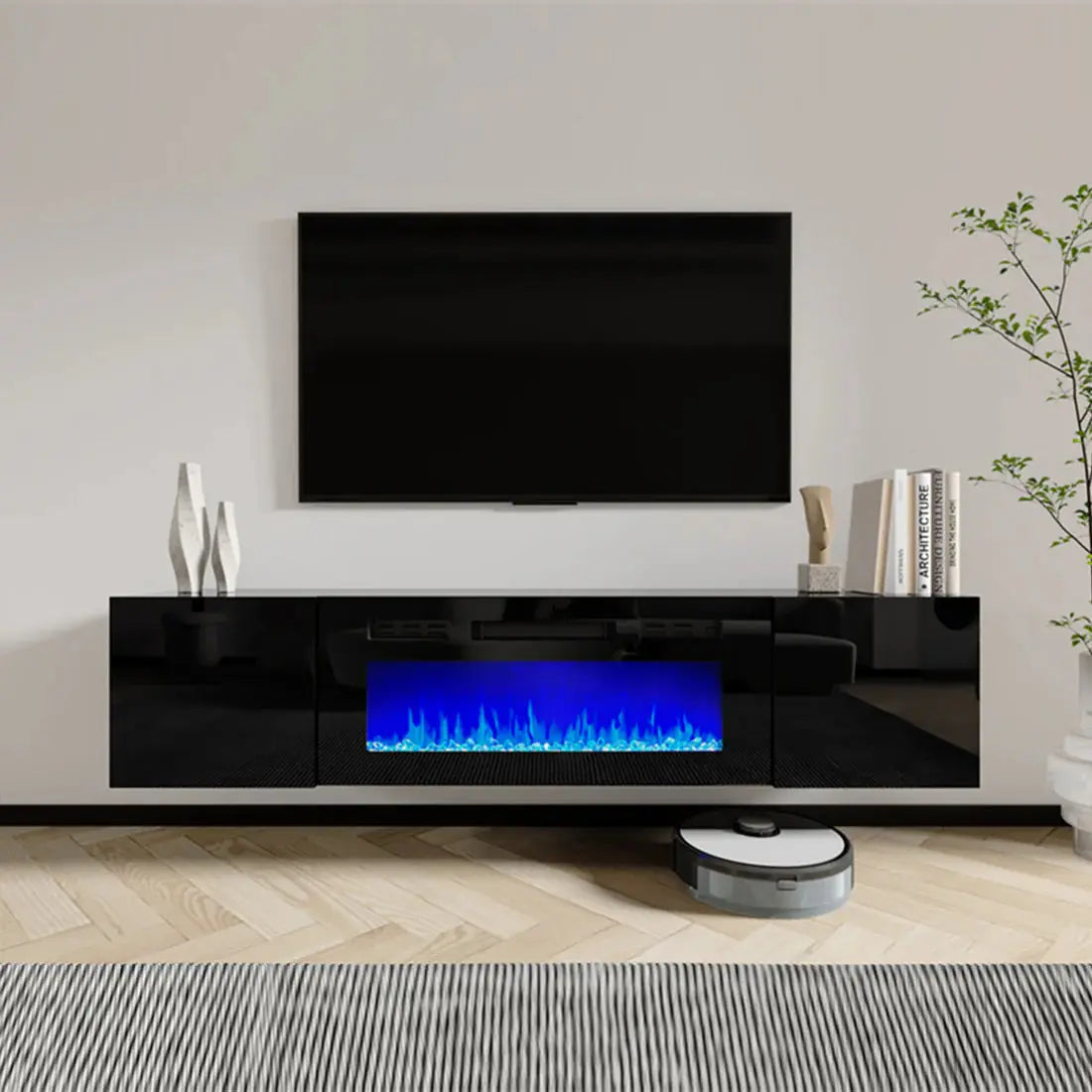 Electric Fireplace TV Stands with Remotes amerlife