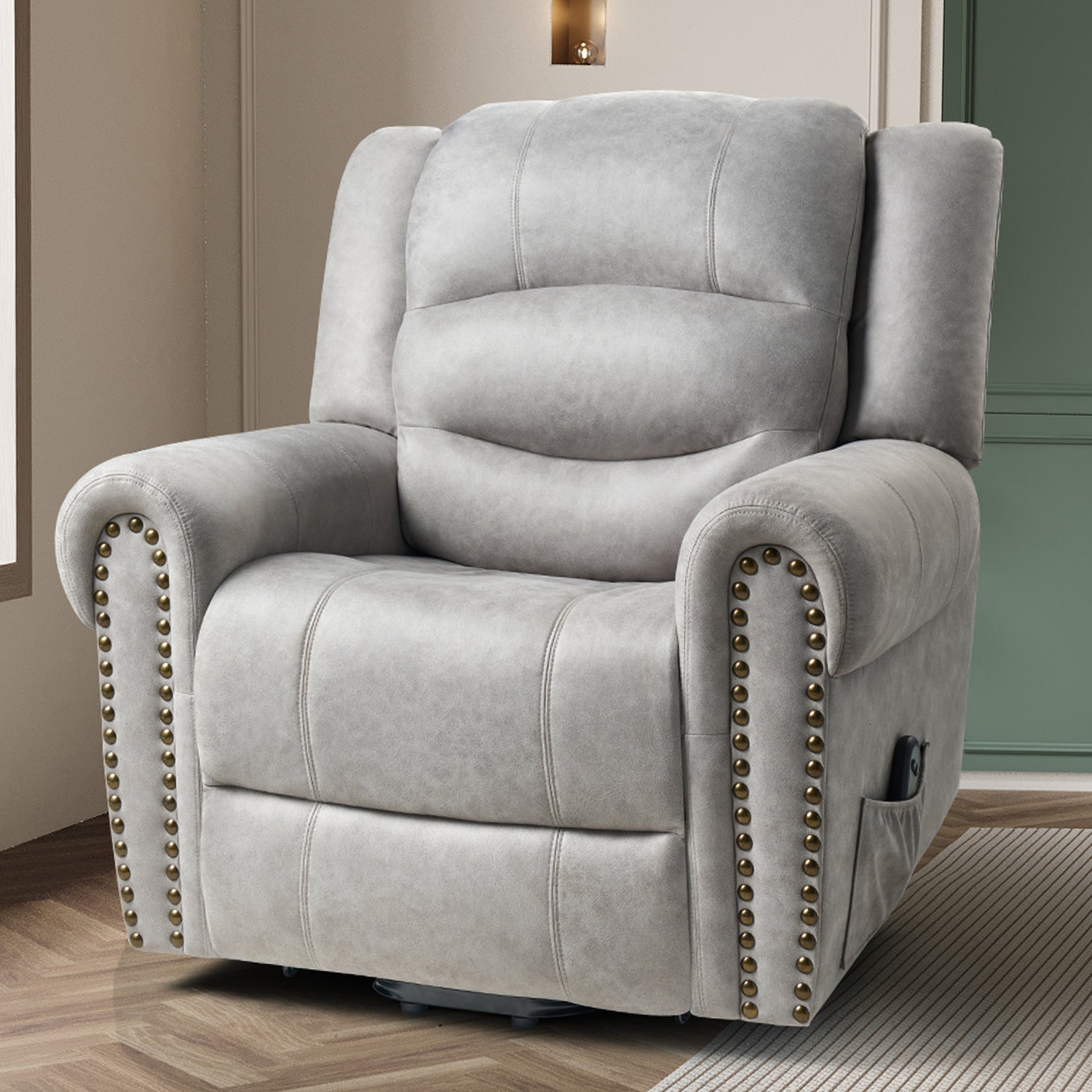 Swivel Rocker Recliners with Heat & Massage Amerlife