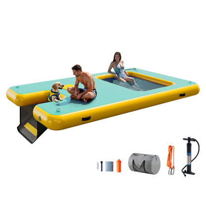Ploov Inflatable Floating Dock Amerlife