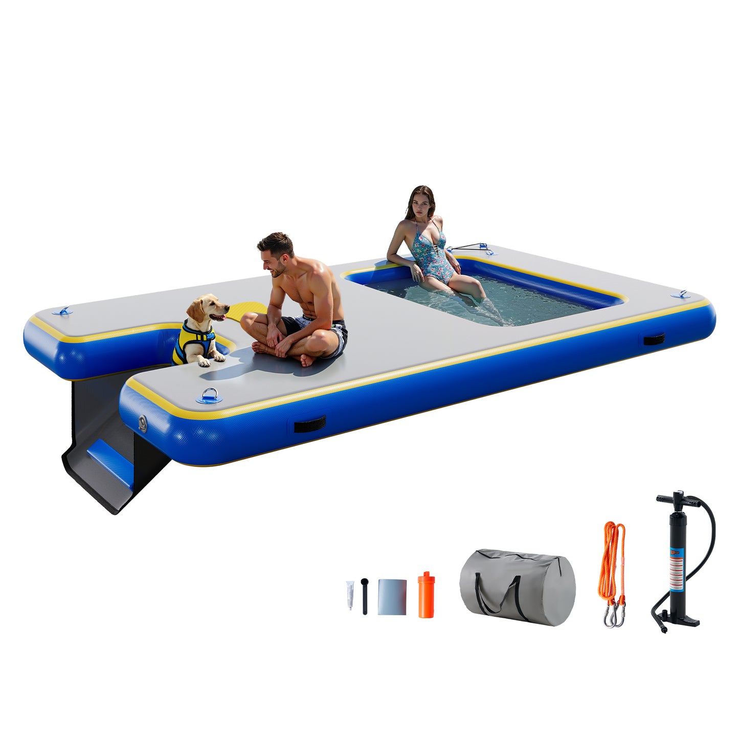 Ploov Inflatable Floating Dock Amerlife