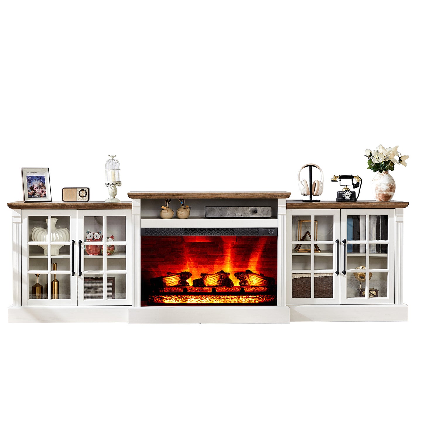 Everwood 97" Fireplace TV Stand