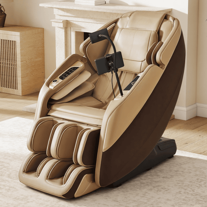 Smart 3D Zero Gravity Massage Chair-4D Massage Roller-Brown