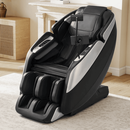 Smart 3D Zero Gravity Massage Chair-4D Massage Roller-Black