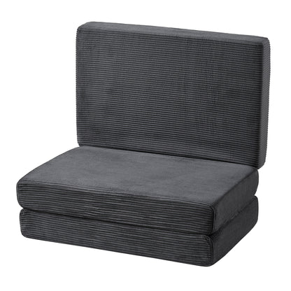 Fold 6-Inch Tri-Fold Folding Mattress-Twin-Grey