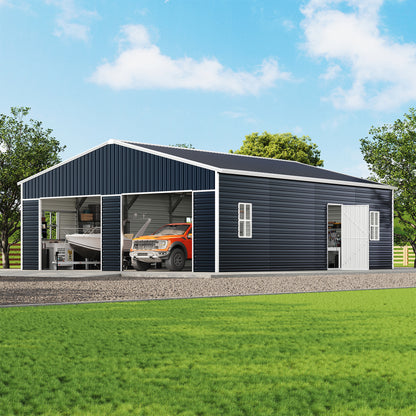 Extra Large Outdoor Metal Garage Shed Amerlife 25x30x11.5 FT 