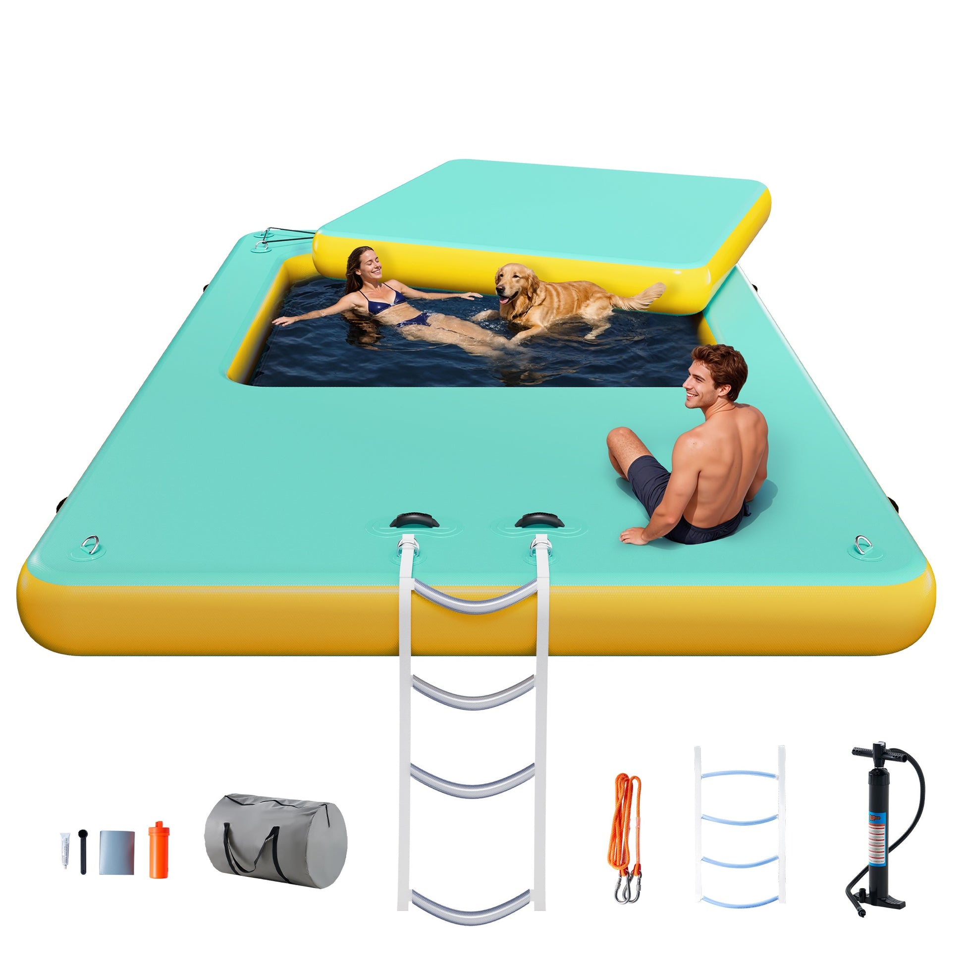 Ploov Inflatable Floating Dock Amerlife