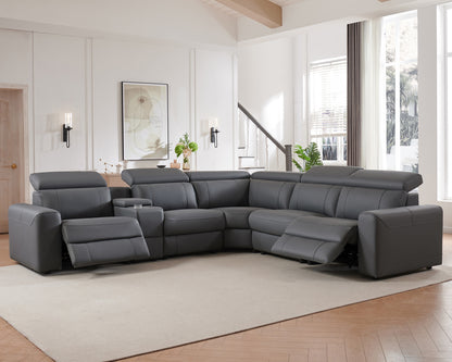 AMERLIFE Power Recliner Sectional Sofa