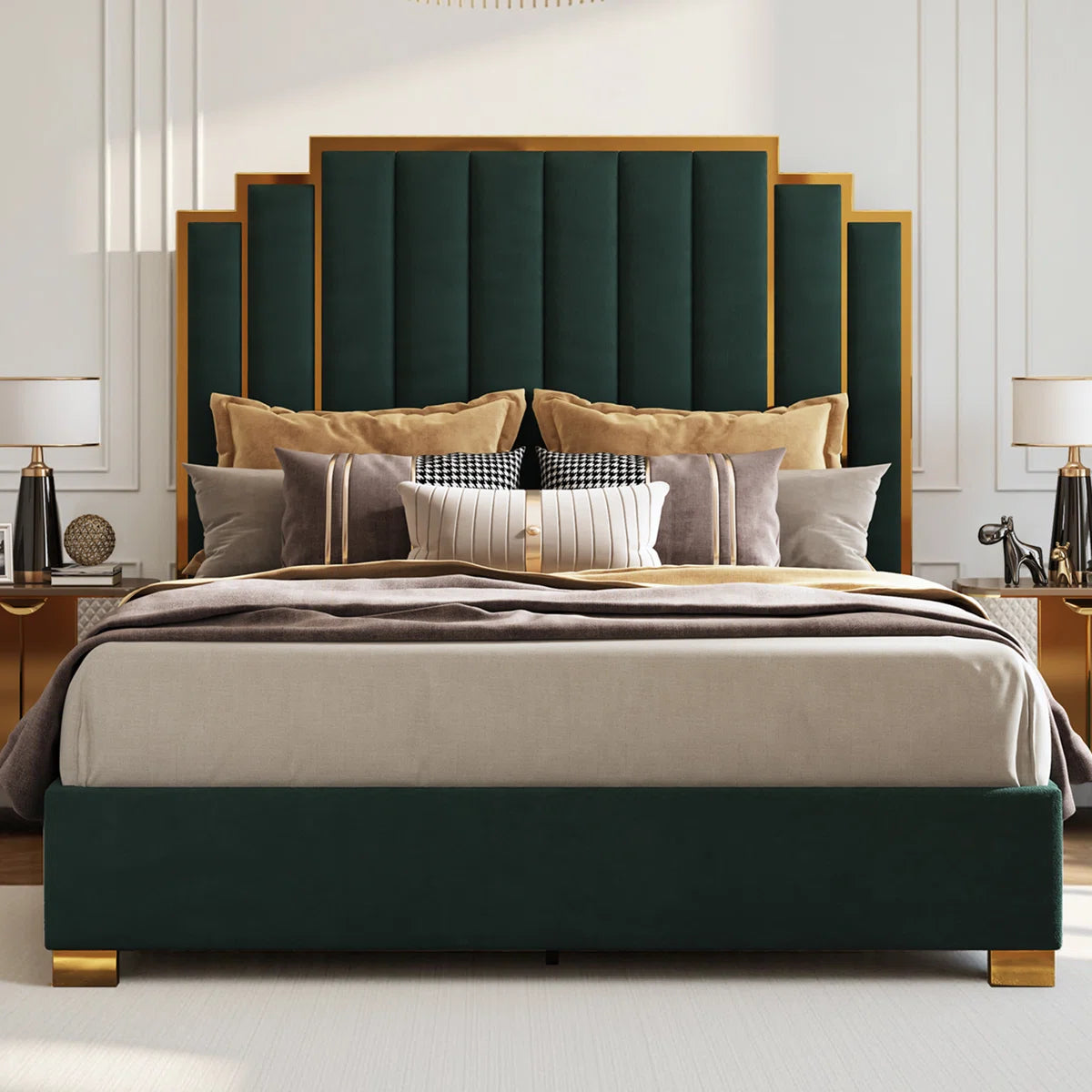Majorelle King Bed Frame Amerlife