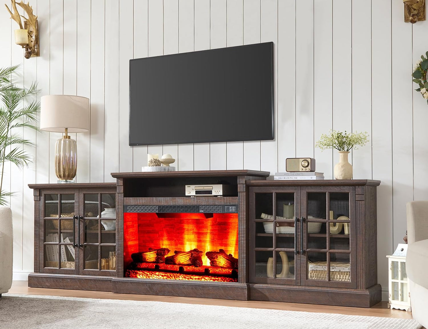 Everwood 97" Fireplace TV Stand