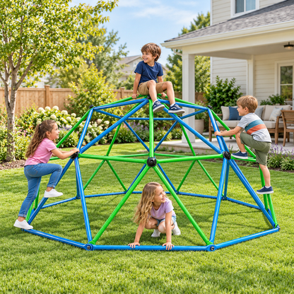 Outdoor Geometric Kids Jungle Gym-12*6 FT