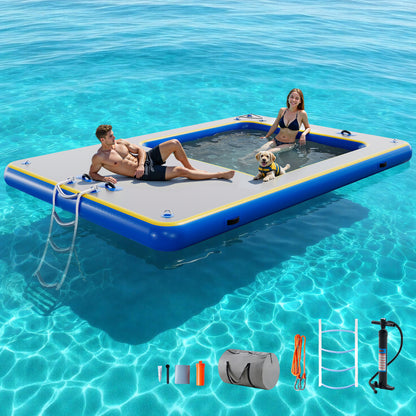 Ploov Inflatable Floating Dock Amerlife