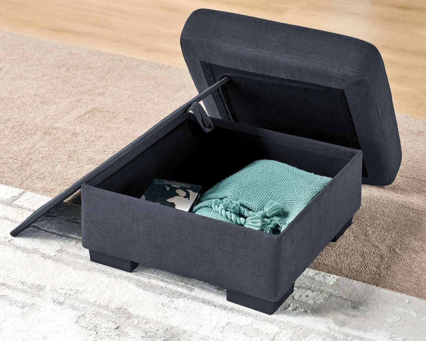 Oma Bridge Water Grey Sofa - 23''Ottoman