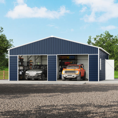 Extra Large Outdoor Metal Garage Shed Amerlife 25x30x11.5 FT