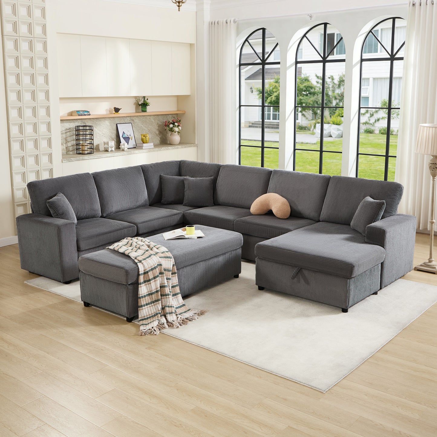 Storavia Cloud Modular Sleeper Sectional Sofa Amerlife
