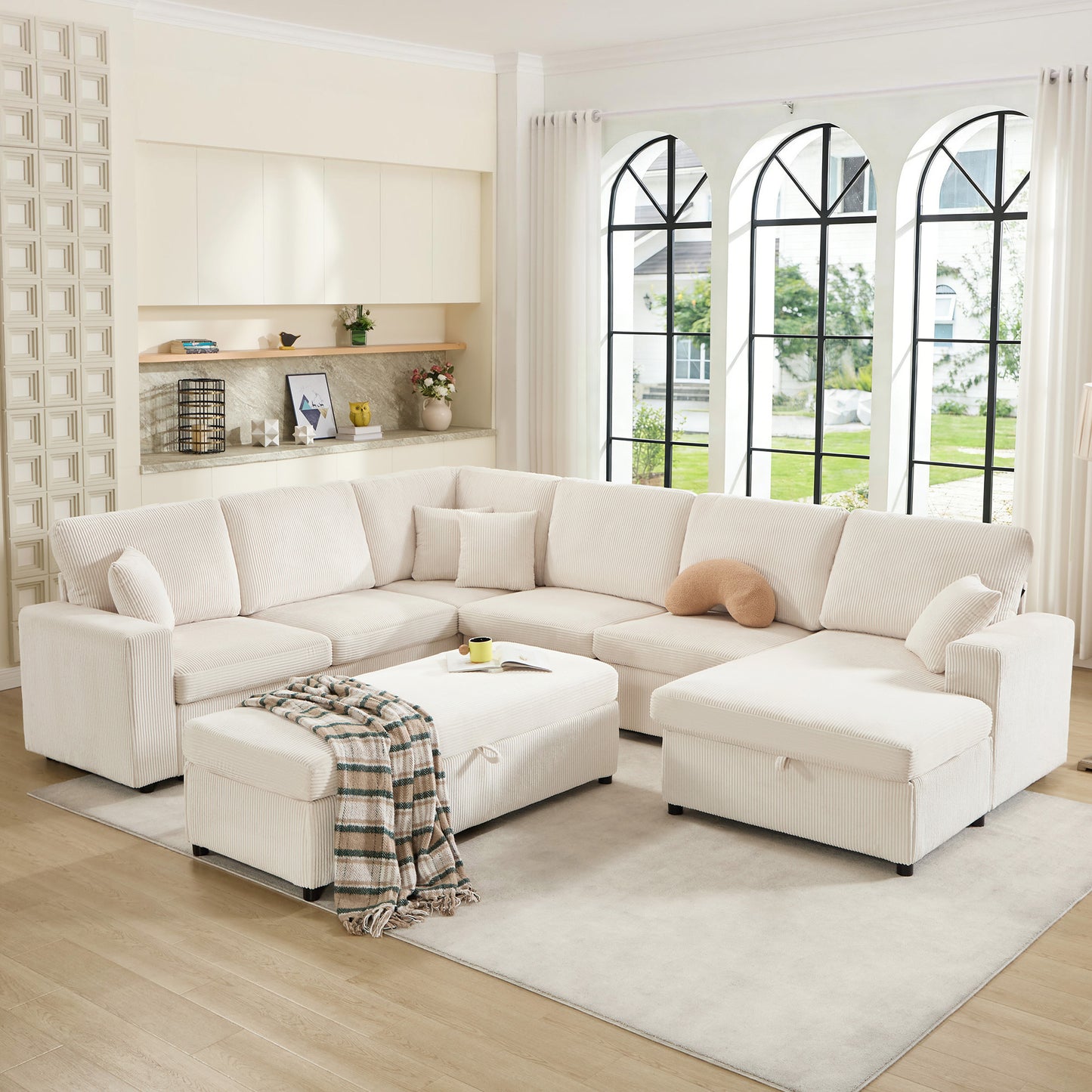 Storavia Cloud Modular Sleeper Sectional Sofa Amerlife