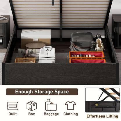 Cody Bedroom Storage Bed Set King Black