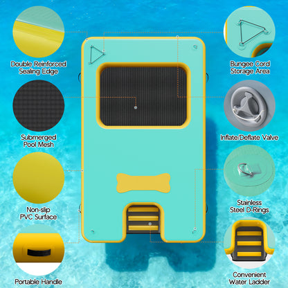 Ploov Inflatable Floating Dock Amerlife