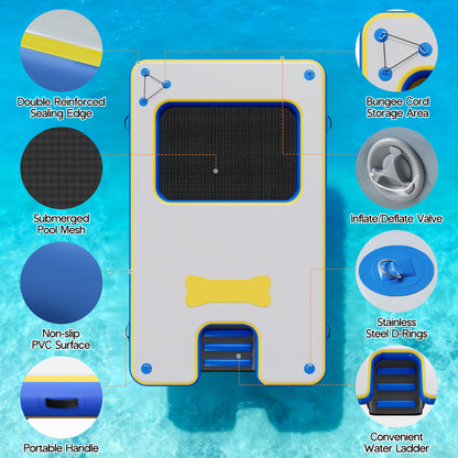 Ploov Inflatable Floating Dock Amerlife