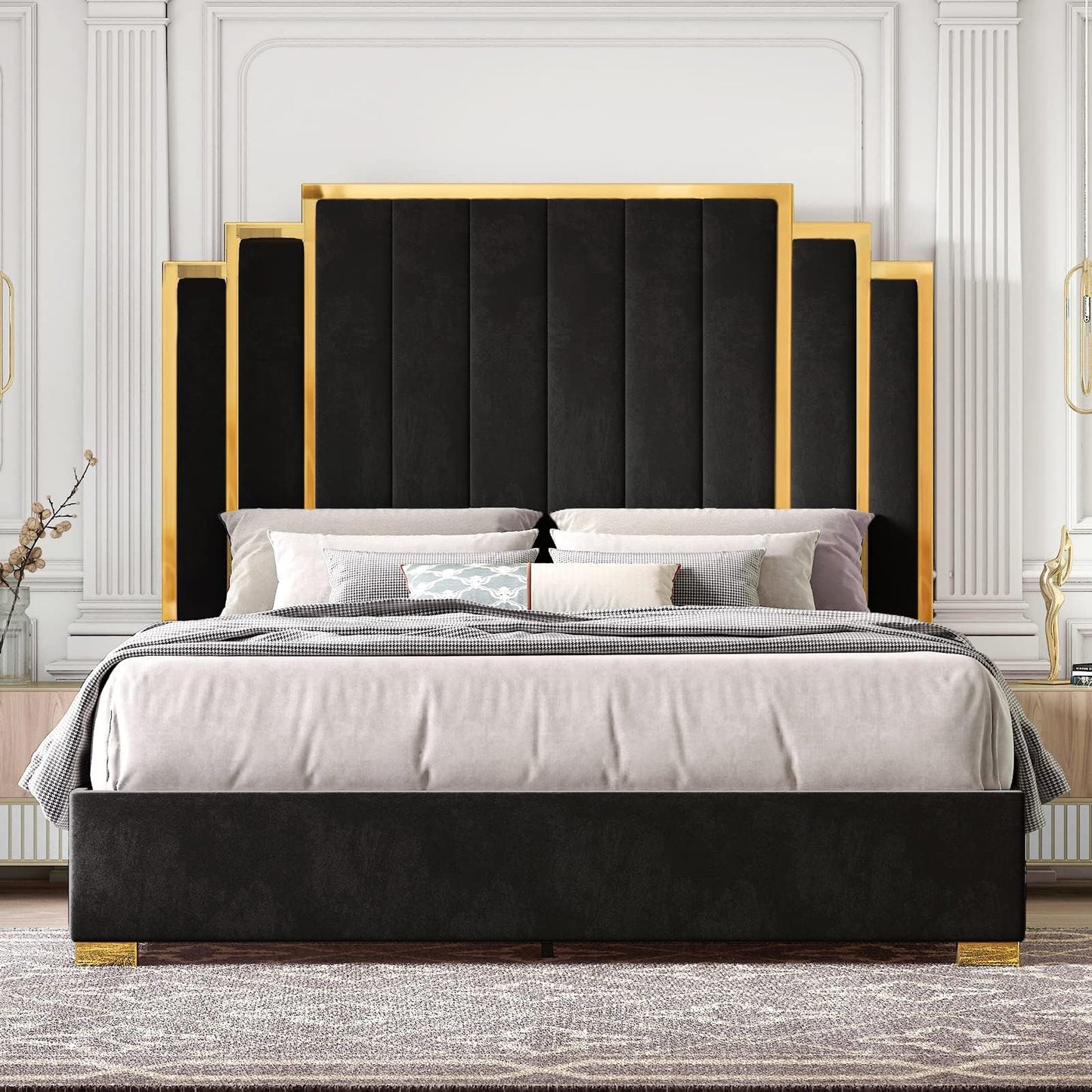 Majorelle California King Bed Frame  - California King - Black