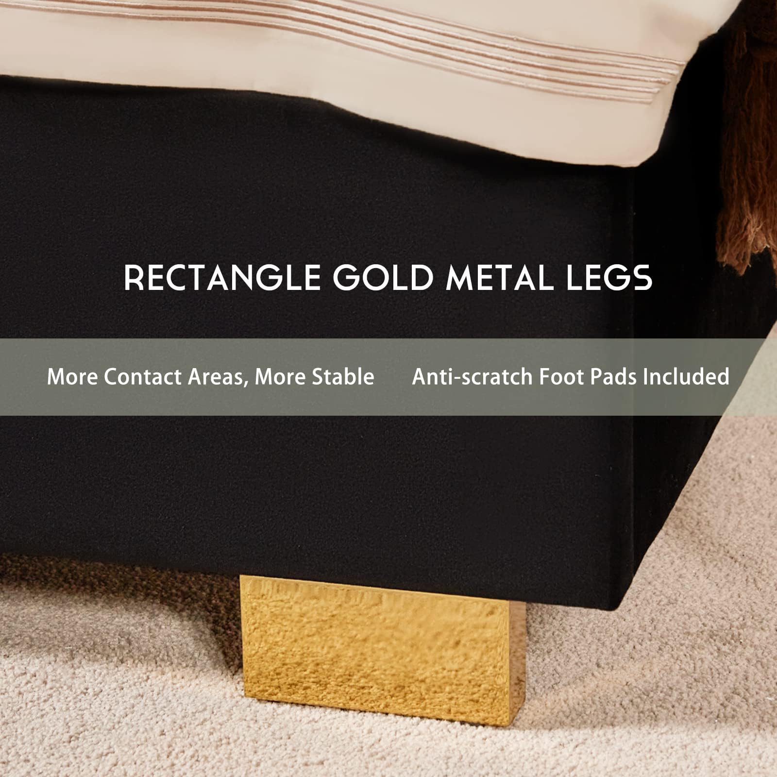 Majorelle California King Bed Frame - California King - Black